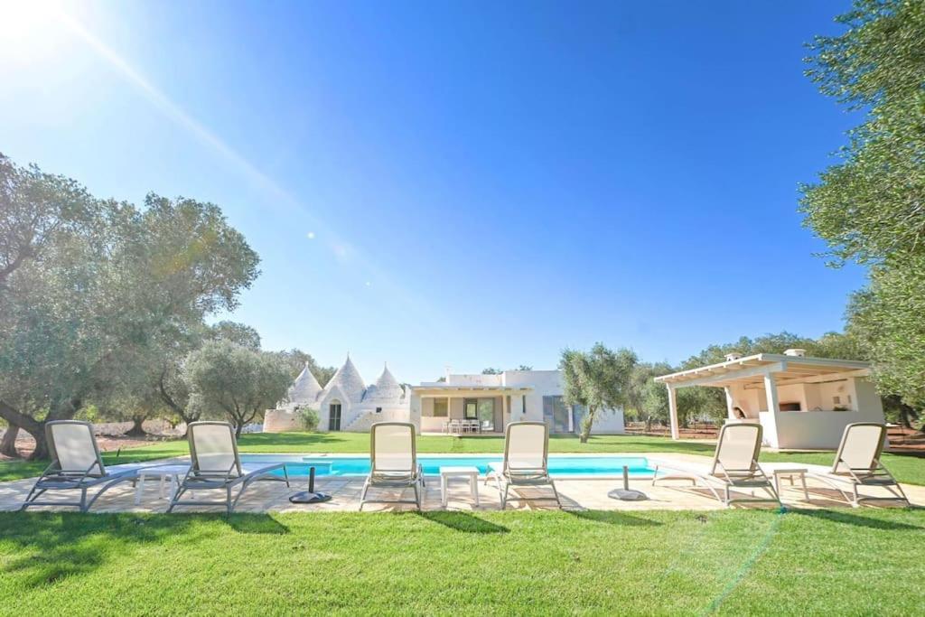 New Trulli Eden 101 With Private Pool And Jacuzzi Villa San Michele Salentino Exterior foto