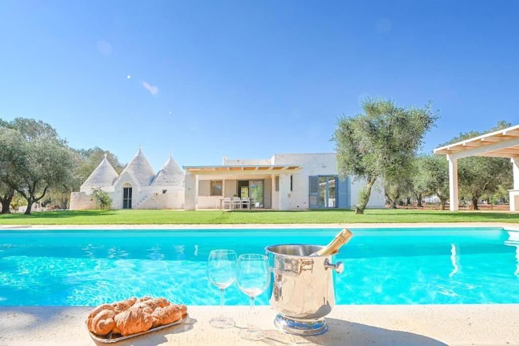 New Trulli Eden 101 With Private Pool And Jacuzzi Villa San Michele Salentino Exterior foto