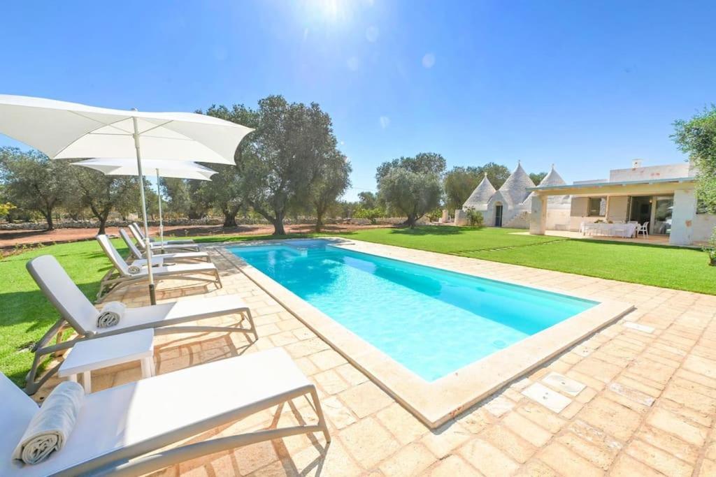 New Trulli Eden 101 With Private Pool And Jacuzzi Villa San Michele Salentino Exterior foto